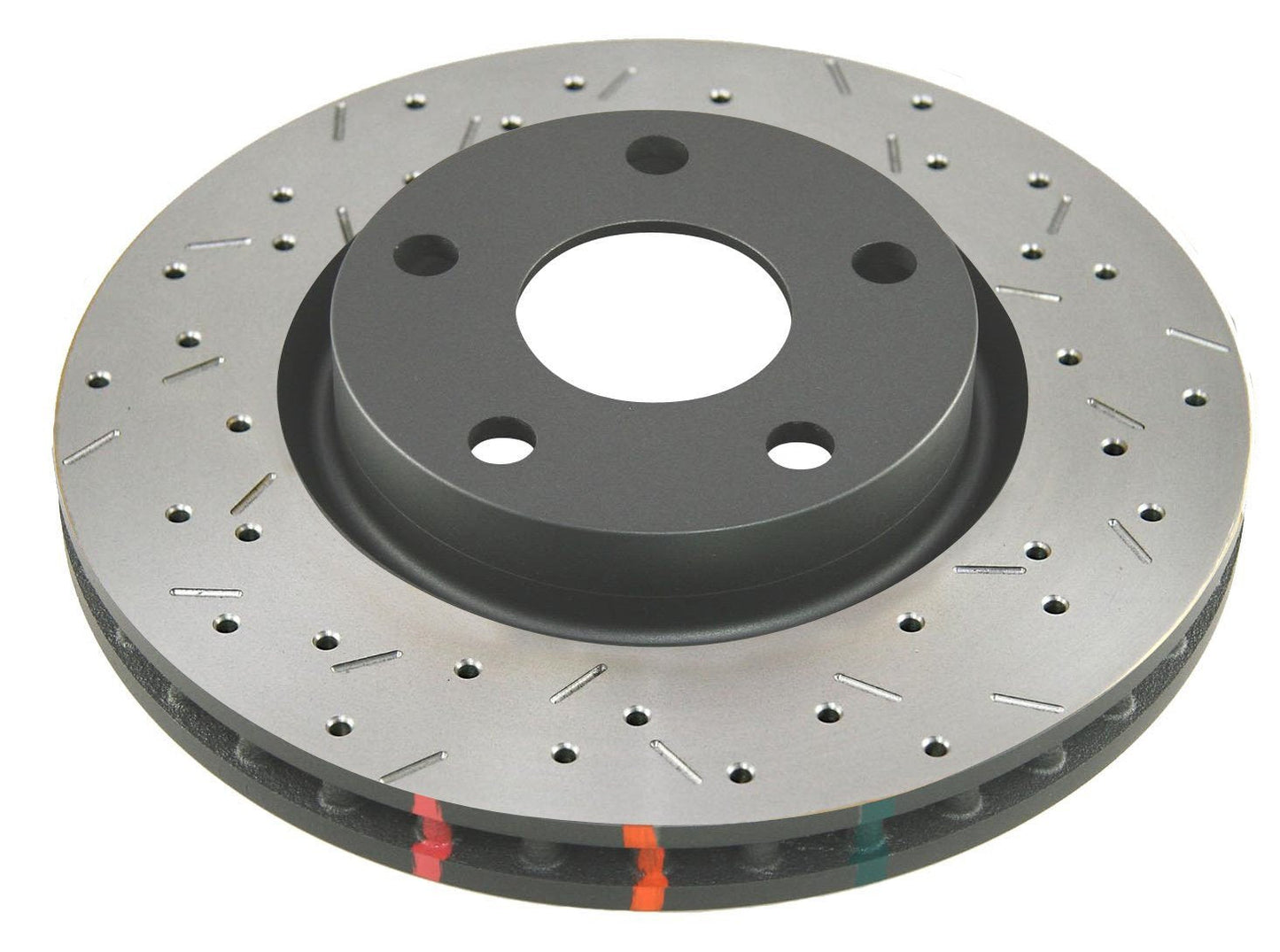 DBA XS 4000 Series Slotted & Drilled Rotor - Rear | 2016-2017 Ford Focus RS (DBA42969BLKXS)