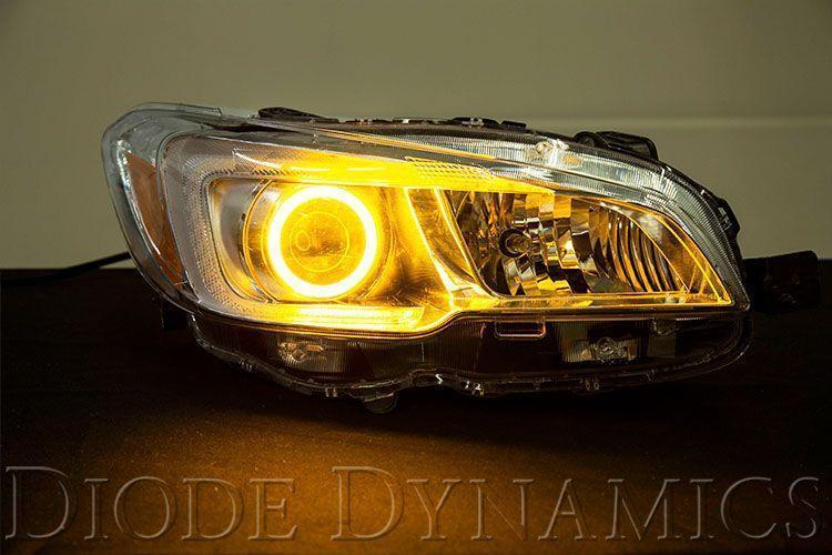 Diode Dynamics 80mm HD LED Halos | 2015-2021 Subaru WRX, 2013-2015 Subaru BRZ, and 2010-2016 Hyundai Genesis Coupe (DD20XX)