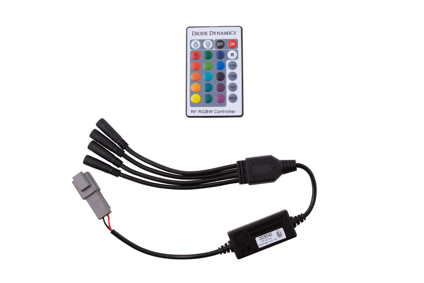 Diode Dynamics RGBW 24-Key M8 RF Controller | Universal (DD3040)