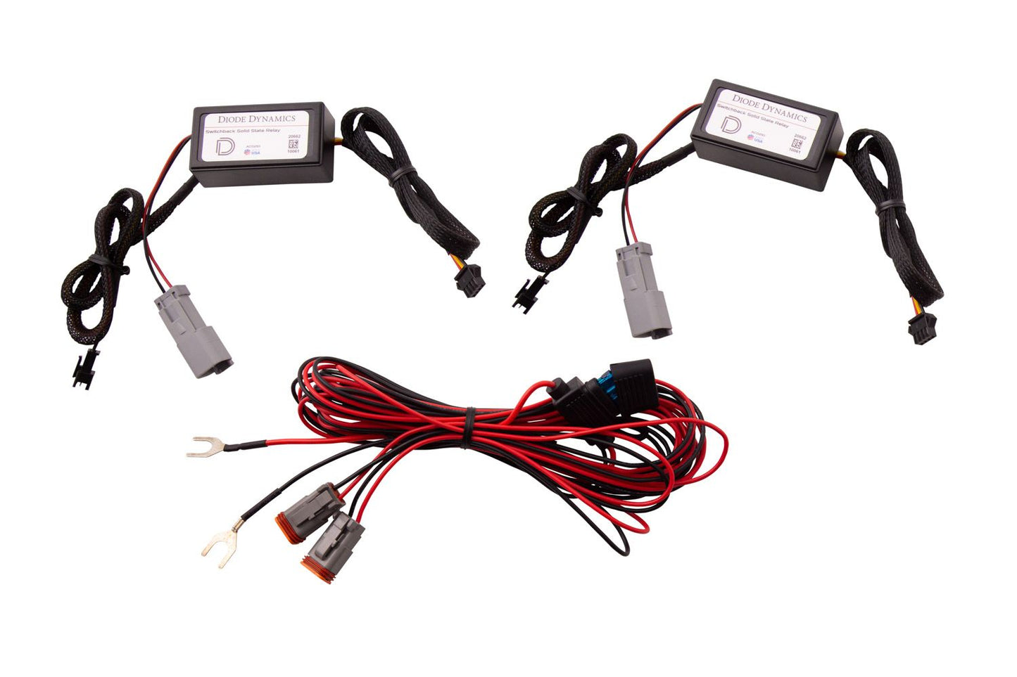 Diode Dynamics Switchback Solid-State Relay Harness - Pair | Universal (DD3067)