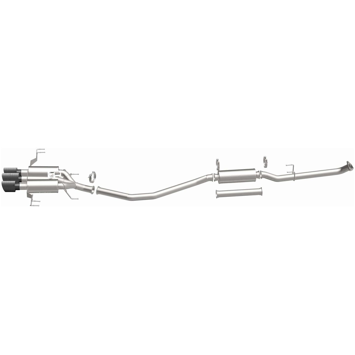 MagnaFlow 2023-2025 Honda Civic Type R SPEQ Series Carbon Fiber Cat-Back Performance Exhaust System
