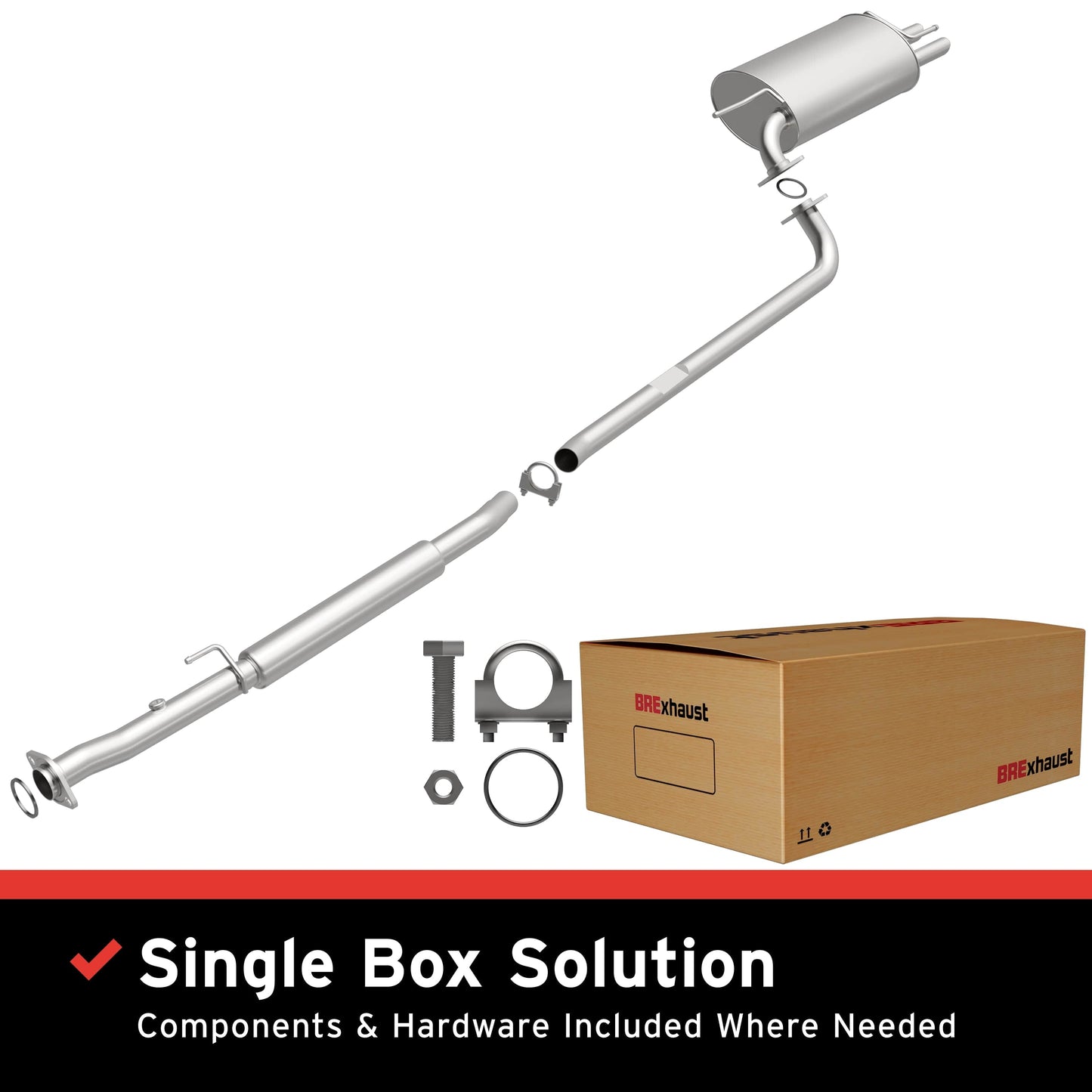 BRExhaust Direct-Fit Replacement Exhaust System 106-0609