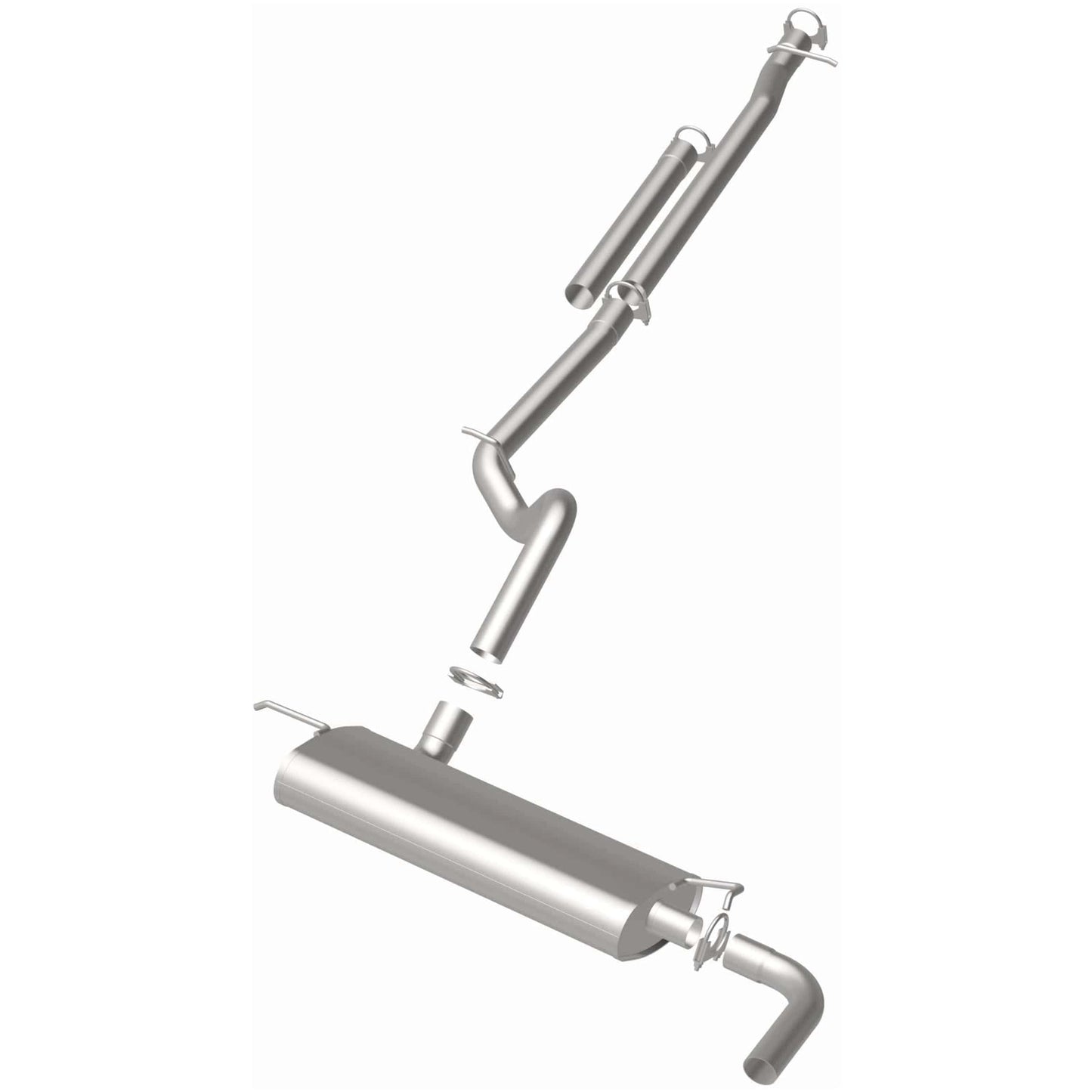 BRExhaust 2007-2011 Jeep Wrangler 3.8L Direct-Fit Replacement Exhaust System
