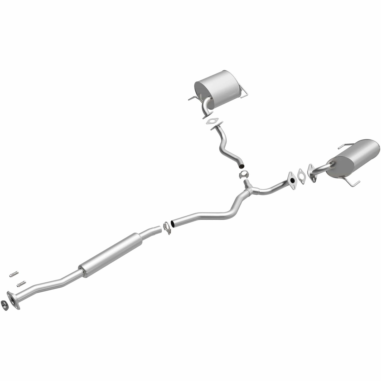BRExhaust 2005-2005 Subaru Outback 2.5L Direct-Fit Replacement Exhaust System