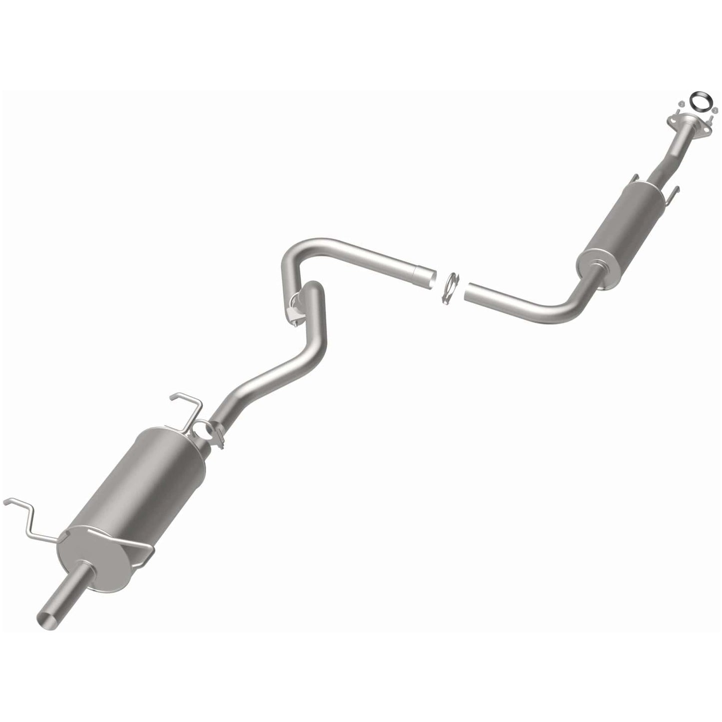 BRExhaust 2007-2012 Nissan Sentra 2.0L Direct-Fit Replacement Exhaust System