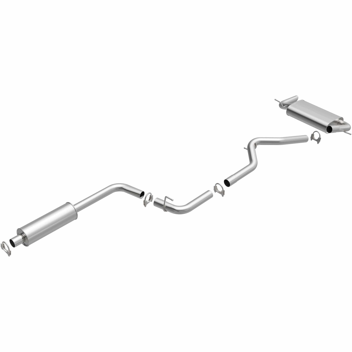 BRExhaust 2012-2017 Ford Focus 2.0L Direct-Fit Replacement Exhaust System