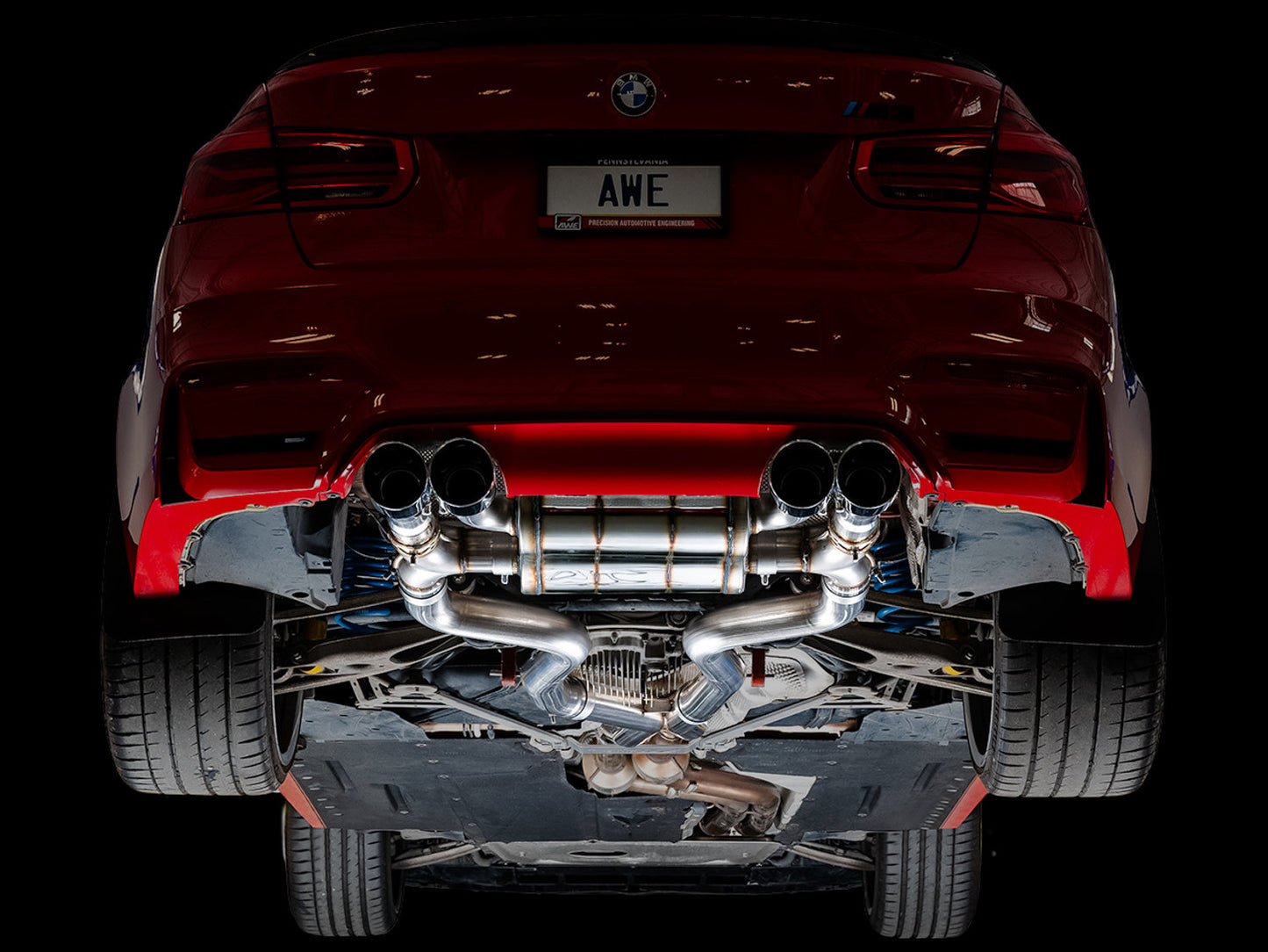 AWE Tuning AWE SwitchPath Catback Exhaust for BMW F8X M3/M4 - Chrome Silver - 3025-42070