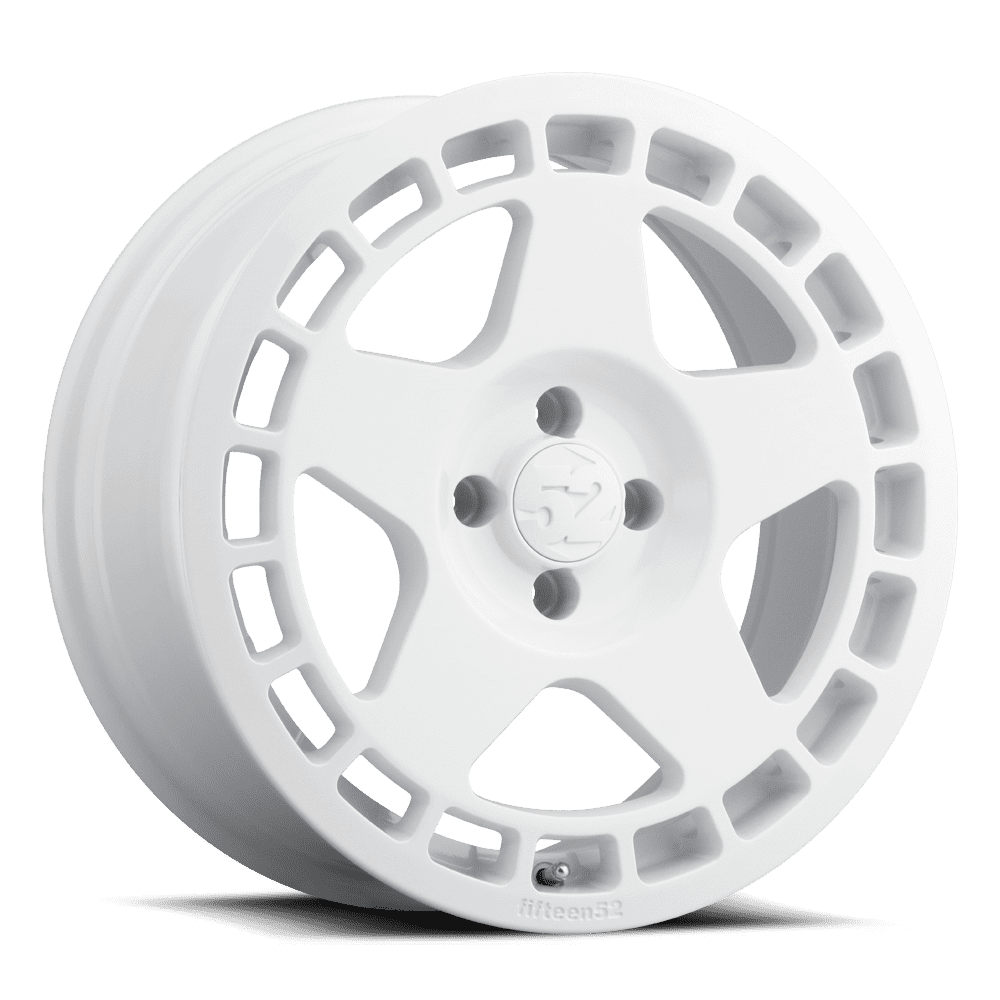 Fifteen52 Turbomac 4x108 17x7.5" +42mm Offset Rally White Wheels