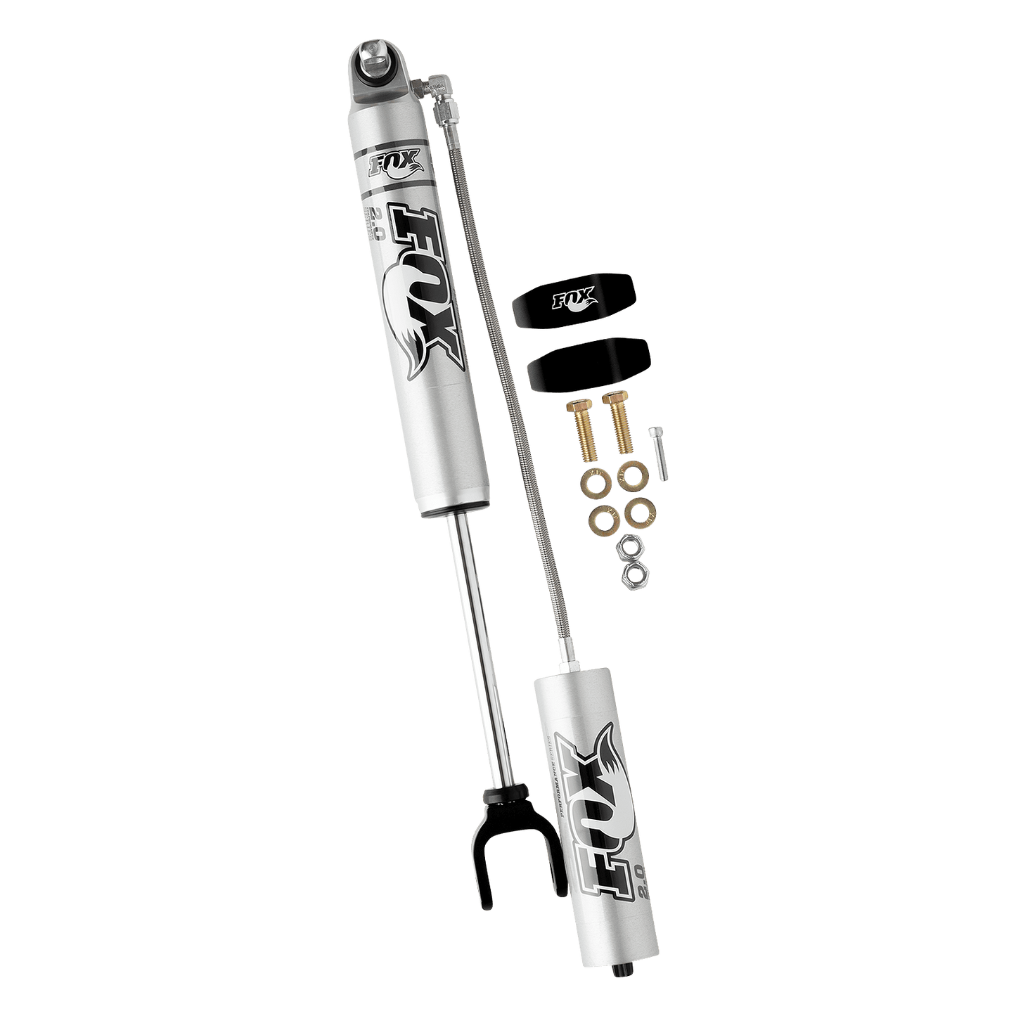 Fox 2.0 Perf. Series 7.9" Smooth Body Remote Res. Front Shock / 4-6" Lift - Chevy HD 11+