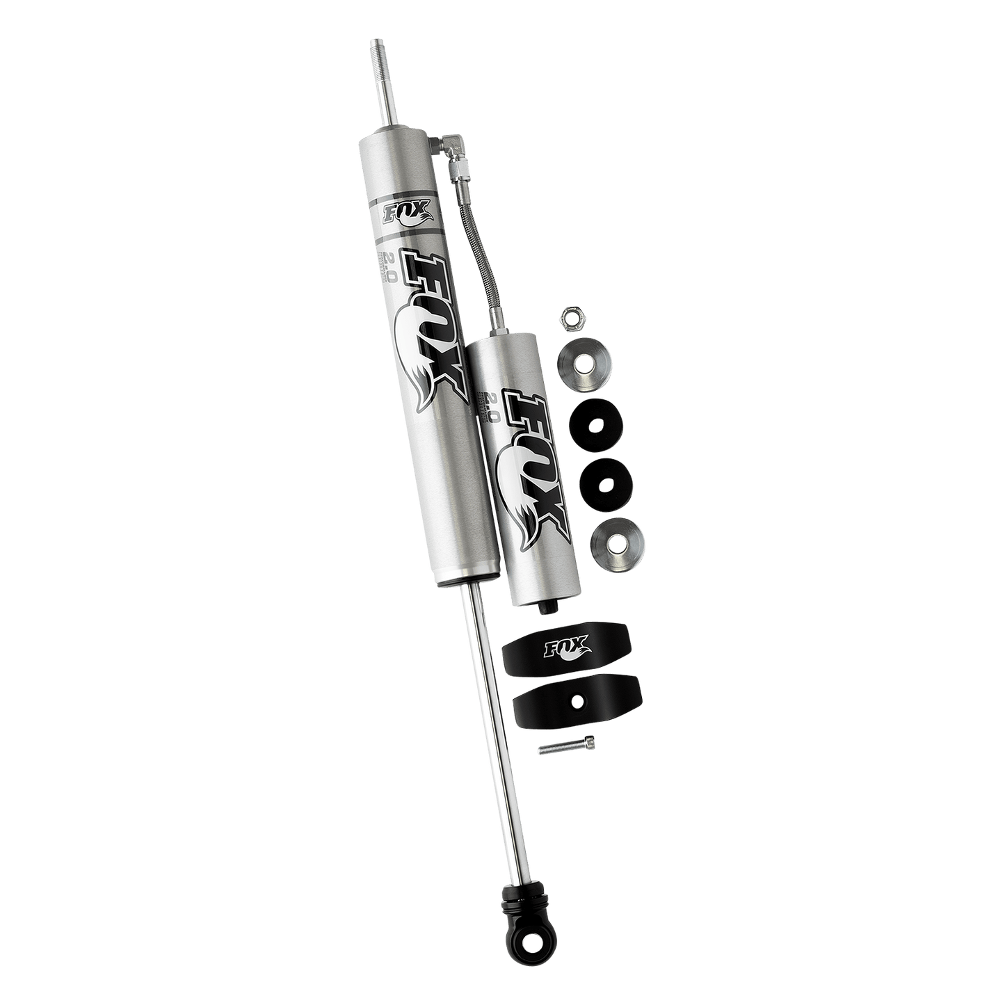Fox 2.0 Perf. Series 9.6" Smooth Body Remote Res. Front Shock / 1.5-3.5" Lift - Jeep JK 07+
