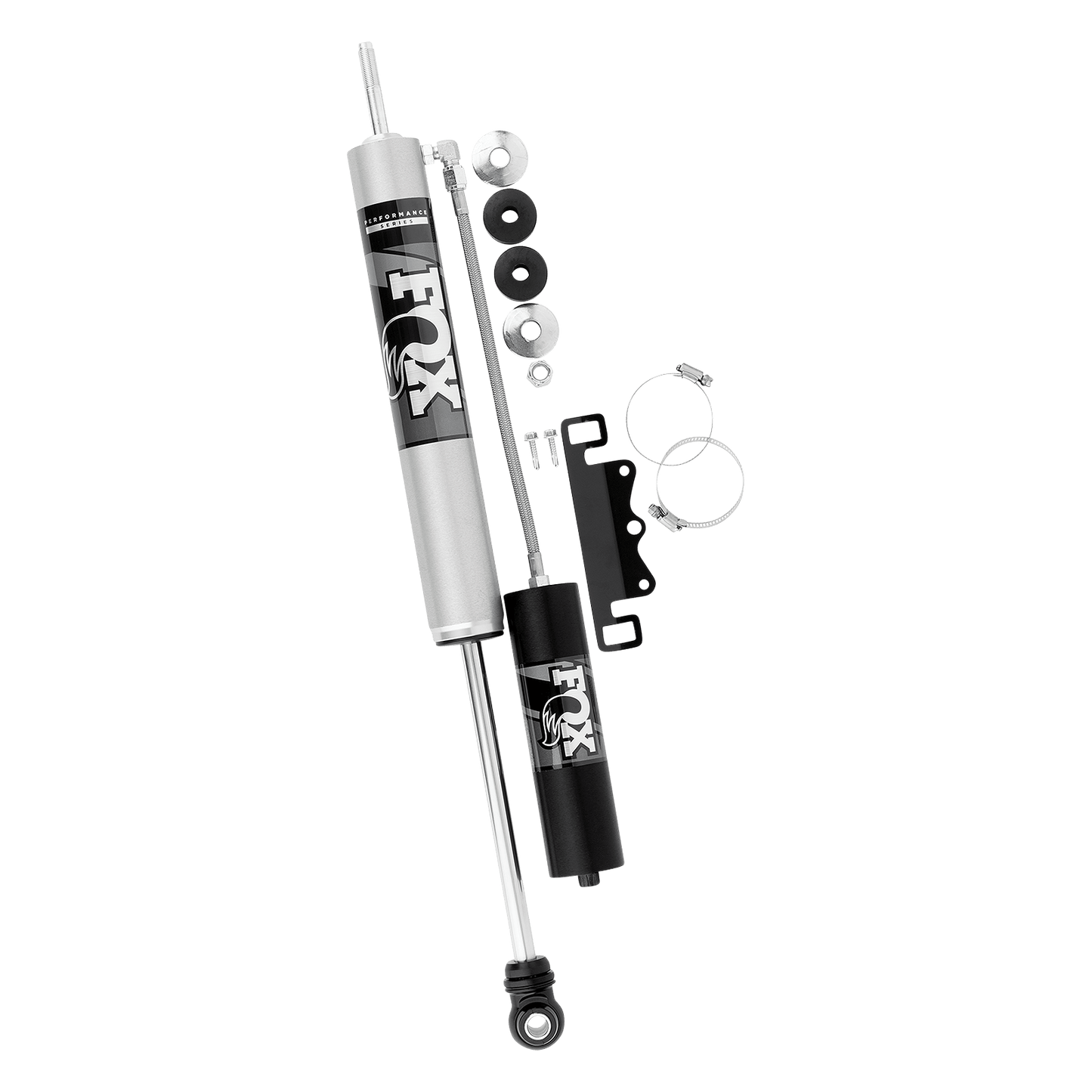Fox 2.0 Perf. Series 10.1" Smooth Body Remote Res. Front Shock - 4-5" Lift - Ford SD 2005+