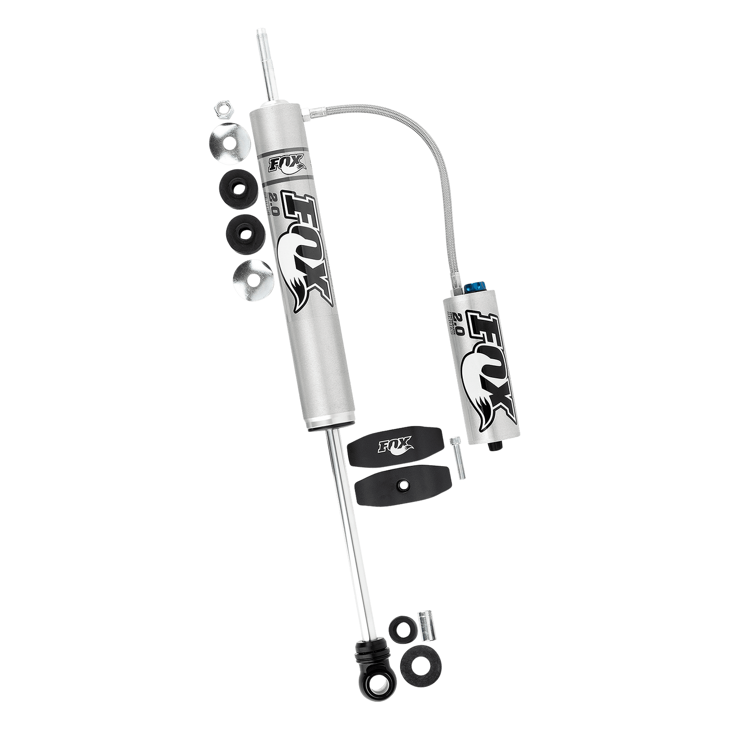 Fox 2.0 Perf. Series 9.1" Smooth Body Remote Res. Rear Shock CD Adjuster / 0-1.5" Lift - Toyota 4Runner 03+