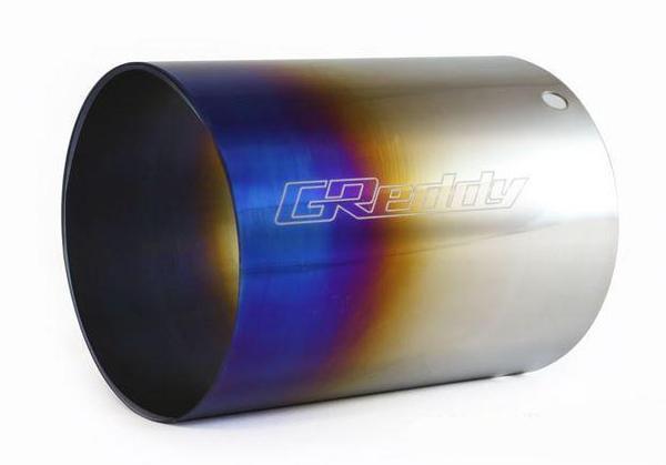 GReddy Revolution RS Titanium Exhaust Tip - 105mm Diameter/150mm Length (11001149)