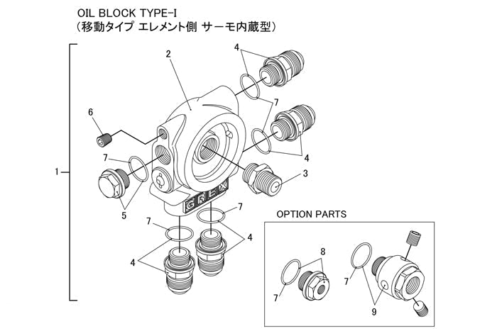 GReddy Oil Cooler Adapter Type-E Thread M20x1.5/AN12 | Universal (12401127) main image 0