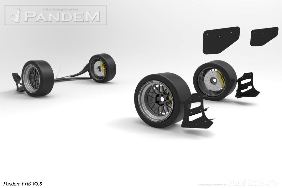 GReddy Pandem Wide Body V3.5 Rear Canards | 2013-2016 Scion FR-S (17010284)