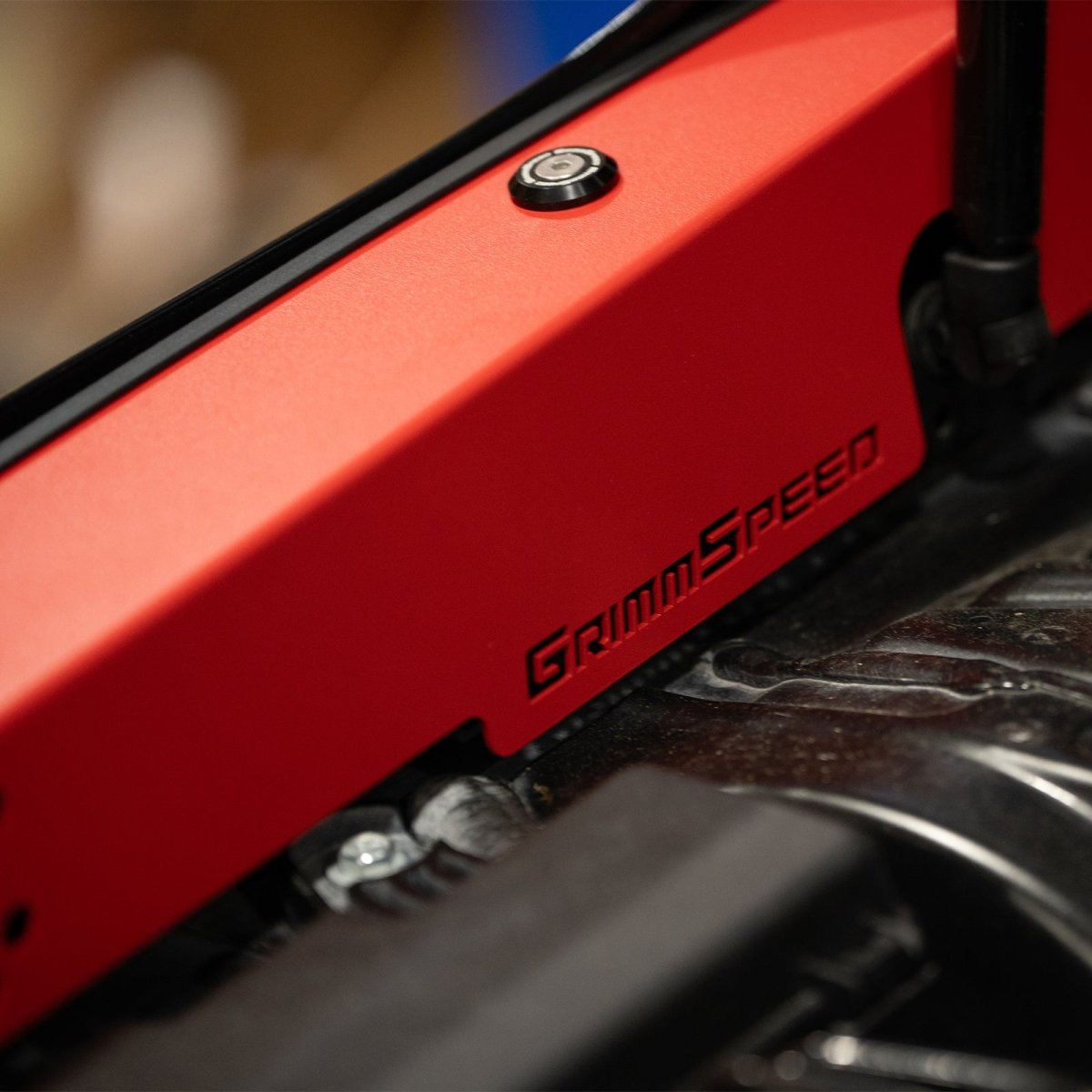 Grimmspeed Fender Shroud Kit Red 2022-2024 WRX