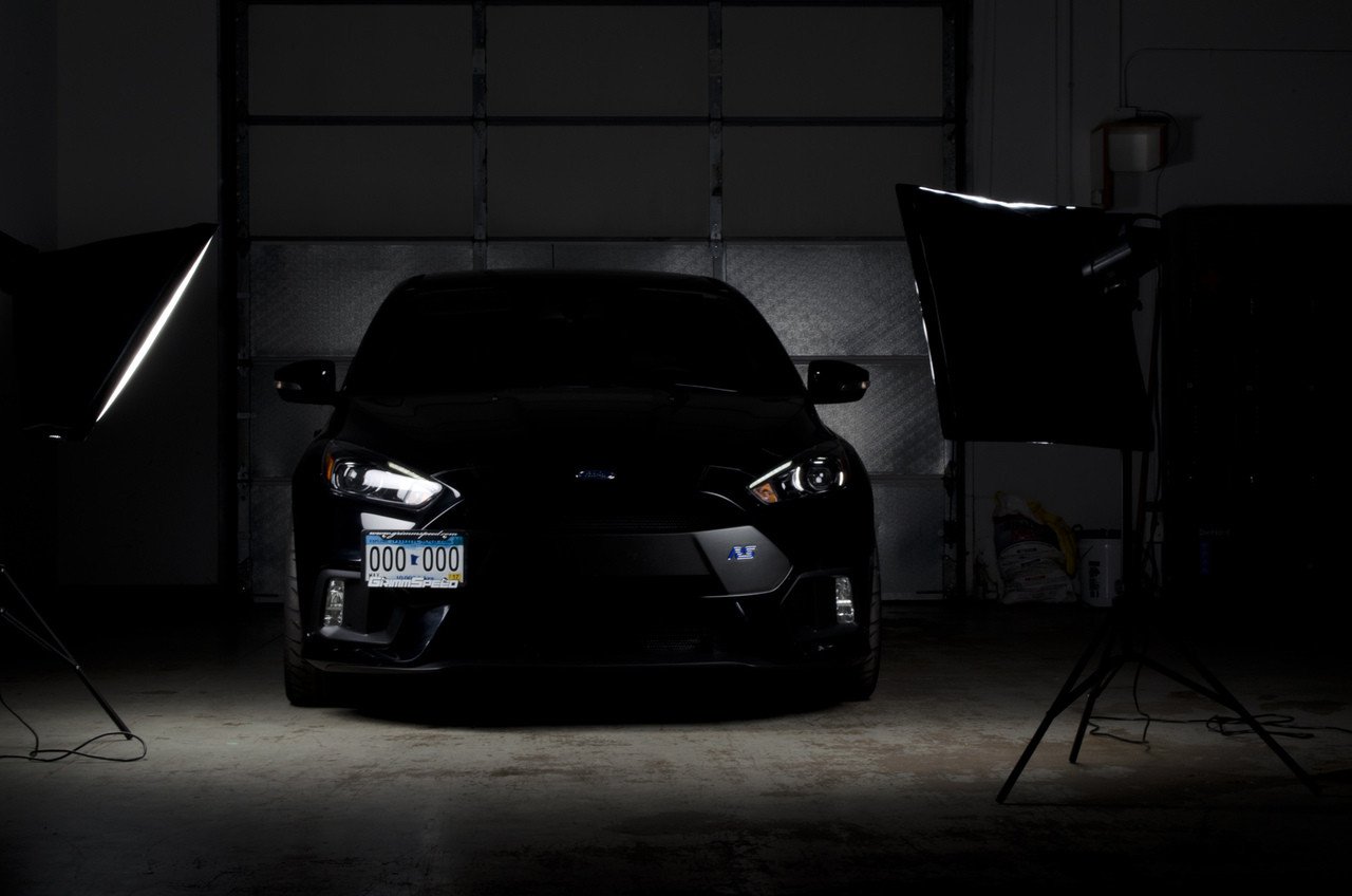 GrimmSpeed License Plate Relocation Kit | 2016-2018 Ford Focus RS (094070)