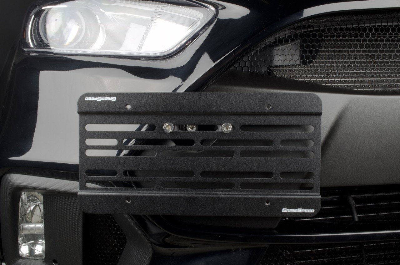 GrimmSpeed License Plate Relocation Kit | 2016-2018 Ford Focus RS (094070)