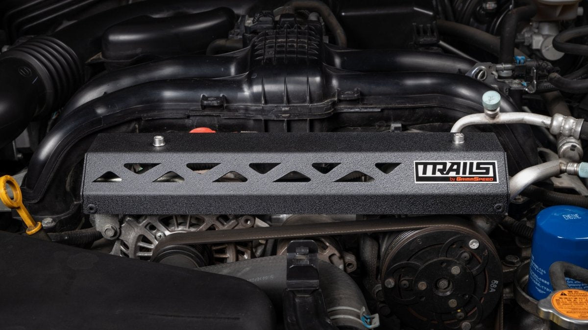 GrimmSpeed Trails Pulley Cover Black 2013-2017 Crosstrek