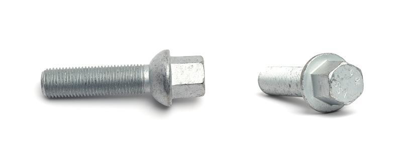 H&R Wheel Bolts / Type 14 X 1.5 . Length 45mm / Mercedes Ball Head 17mm (1454502)