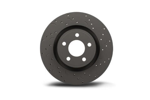 Hawk Performance Talon Drilled & Slotted Front Rotors | 2015-2018 Subaru Legacy 2.5L (HTC5394)