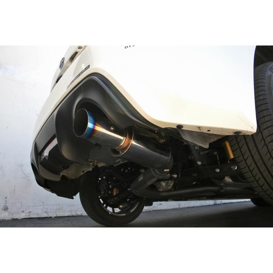 HKS Hi-Power Single Racing Ti-Tip Exhaust - Scion FR-S / Toyota 86 / Subaru BRZ 13-20