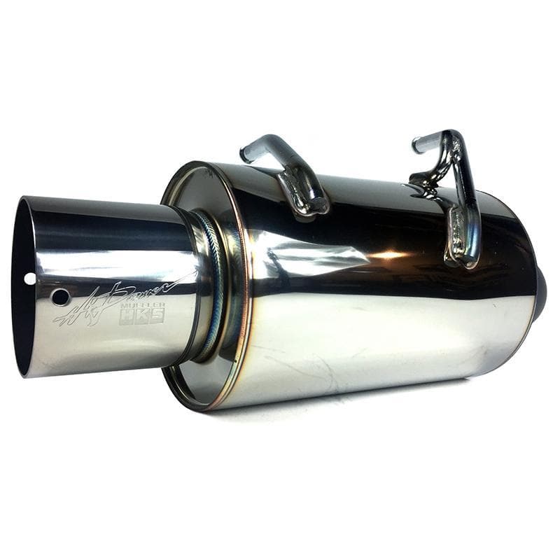 HKS Hi-Power Single Racing Ti-Tip Exhaust - Scion FR-S / Toyota 86 / Subaru BRZ 13-20