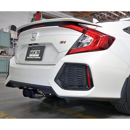 HKS Hi-Power Muffler - Honda Civic Si Sedan 17-20
