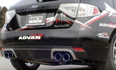 HKS Legamax Premium Exhaust - Subaru WRX STI Hatchback 08-14