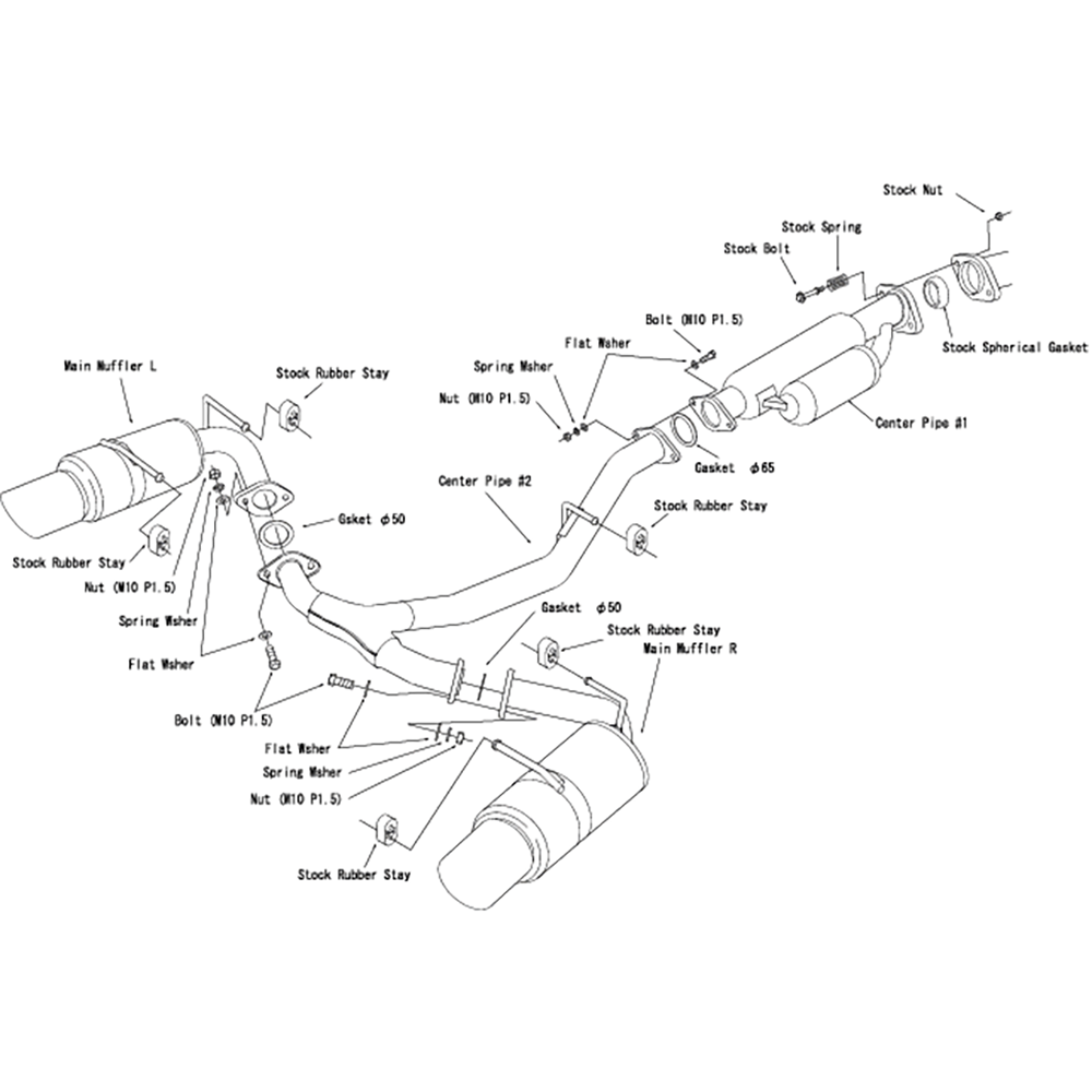 HKS Hi-Power SPEC-L Exhaust - Subaru BRZ ZD8 / Toyota GR86 FA24 2022+