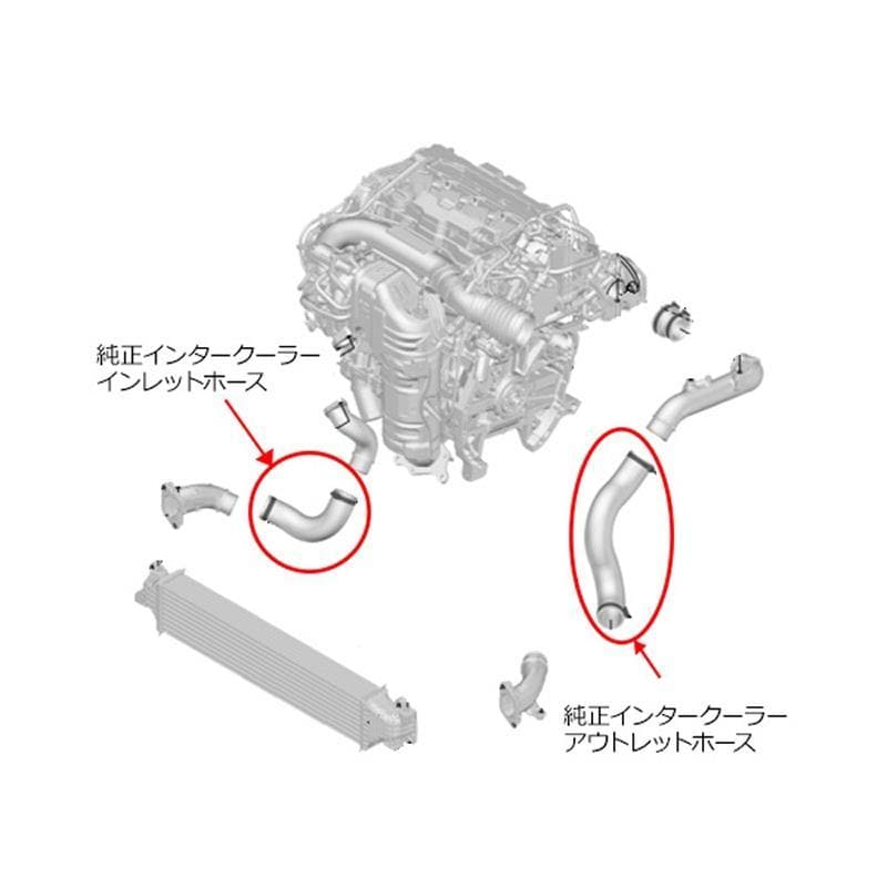 HKS Intercooler Piping Kit - Honda Civic Type R FK8 17-21
