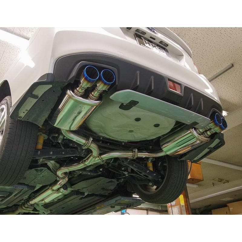HKS Super Turbo Muffler W-Tail Exhaust - Subaru WRX VAG / STI VAB/VAF 15-21