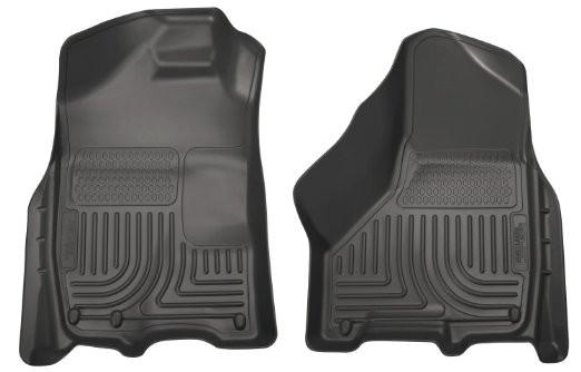 2009-2010 Dodge Ram WeatherBeater Front Row Black Floor Liners by Husky Liners (18001)