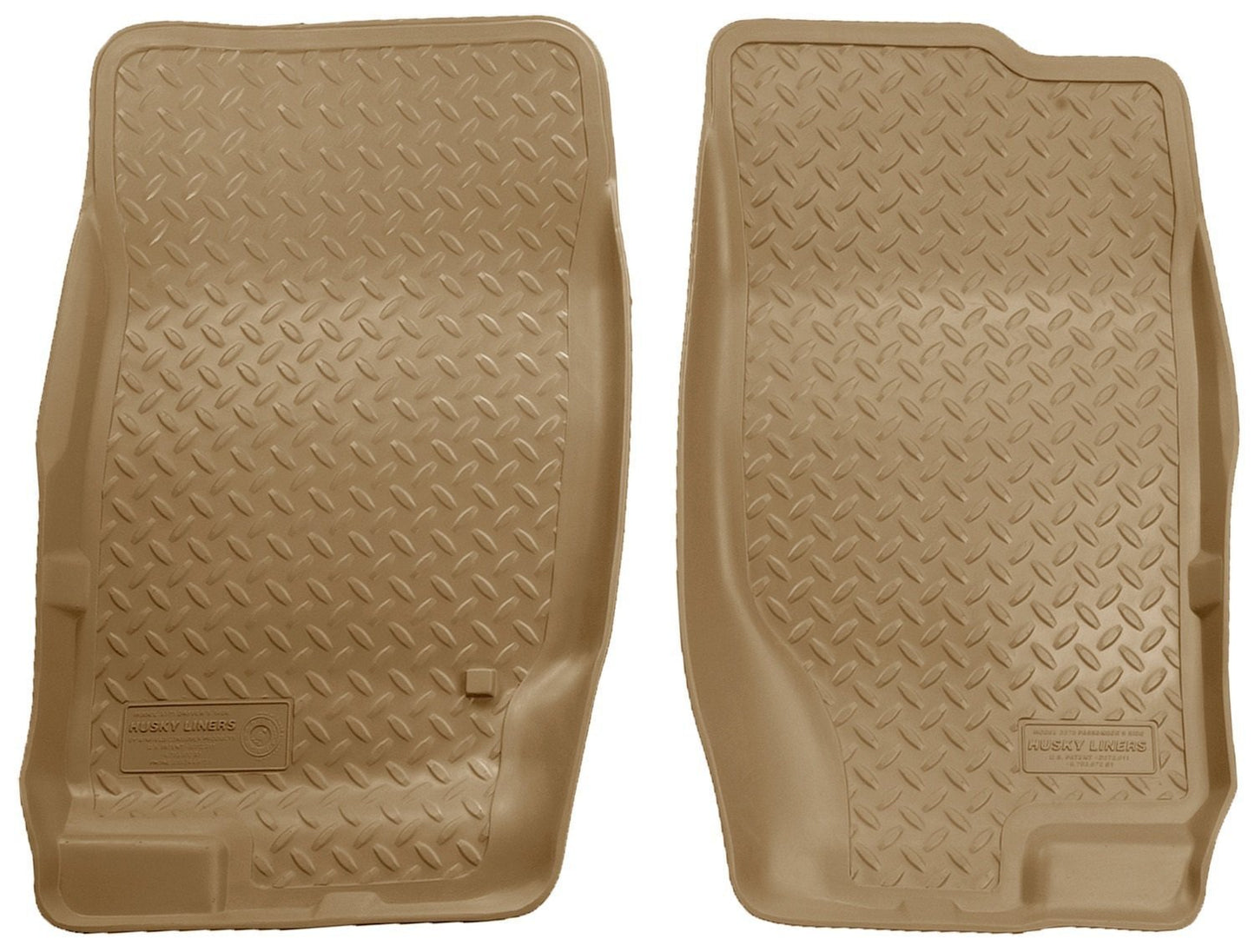 2002-2009 Ford Explorer/03-05 Lincoln Aviator Classic Style Tan Floor Liners by Husky Liners (33753)