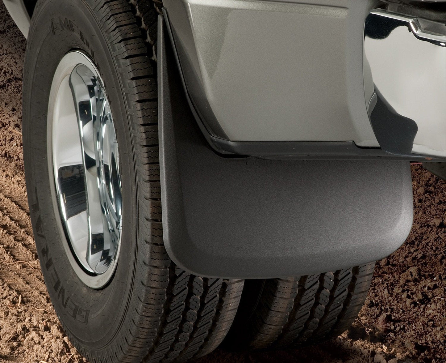 2009-2012 Ram 1500/2500/3500 Reg/Quad/Crew/Mega Cab Custom-Molded Rear Mud Guard (w/Flare) by Husky Liners (57161)