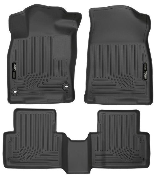Husky WeatherBeater Floor Liners - Front & Rear | 2016+ Honda Civic (98461)
