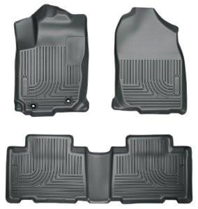 2013 Honda Accord WeatherBeater Black Front & 2nd Seat Floor Liners (4-Door Sedan Only) by Husky Liners (98481)