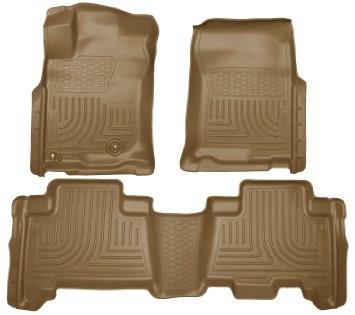 2011 Infiniti QX56 WeatherBeater Combo Black Floor Liners by Husky Liners (98611)
