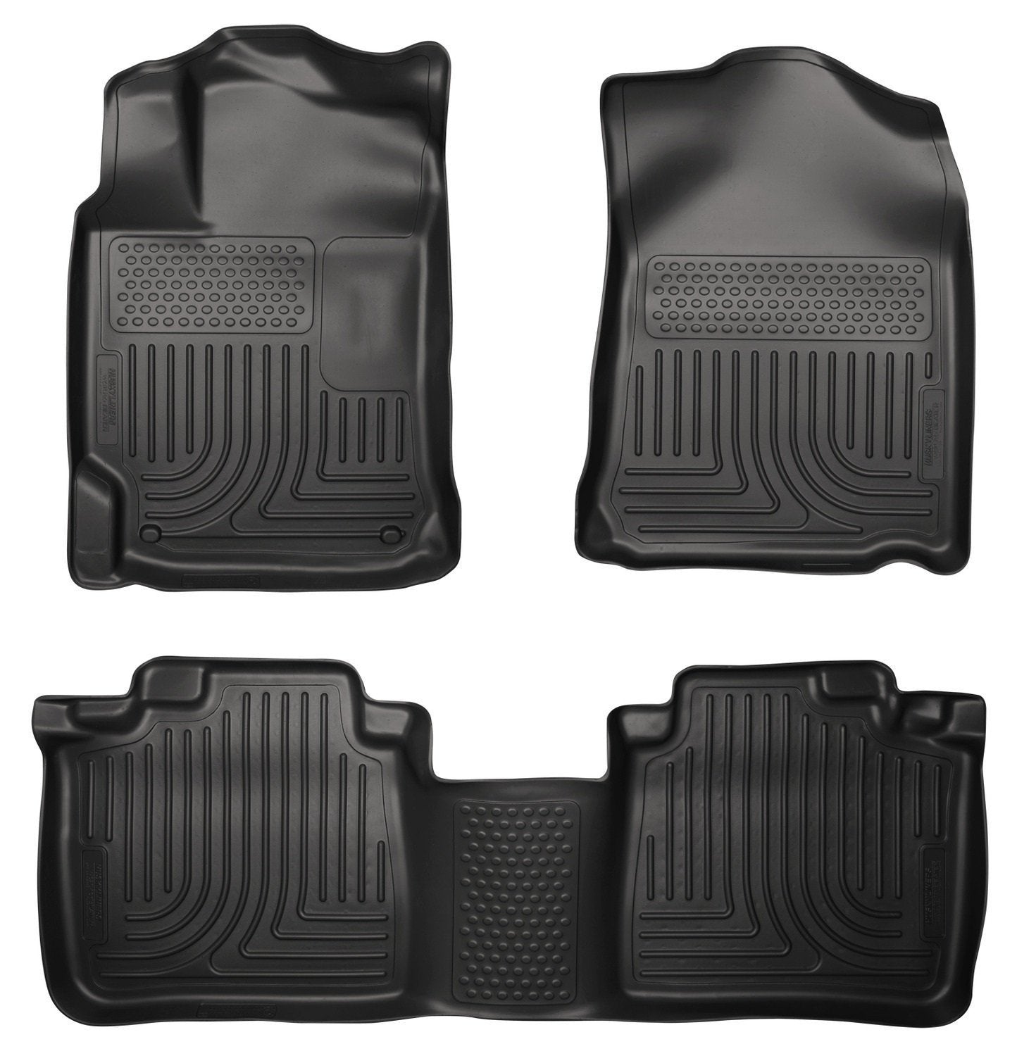 2012 Toyota Camry WeatherBeater Combo Black Floor Liners by Husky Liners (98901)