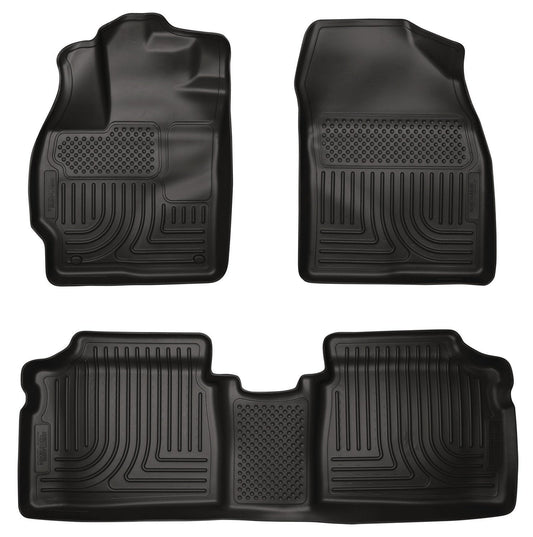 2010-2012 Toyota Prius WeatherBeater Combo Black Floor Liners by Husky Liners (98921)