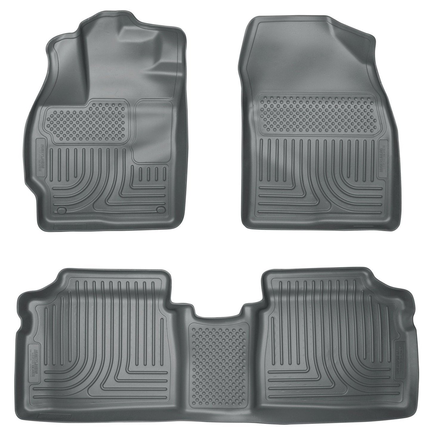 2010-2012 Toyota Prius WeatherBeater Combo Gray Floor Liners by Husky Liners (98922)