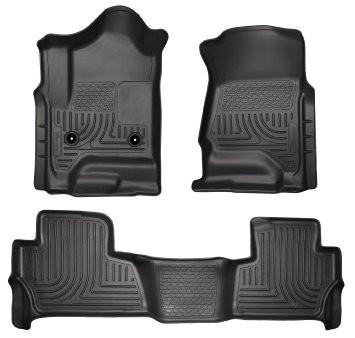 2015 Chevy/GMC Tahoe/Yukon WeatherBeater Combo Black Floor Liners by Husky Liners (99201)