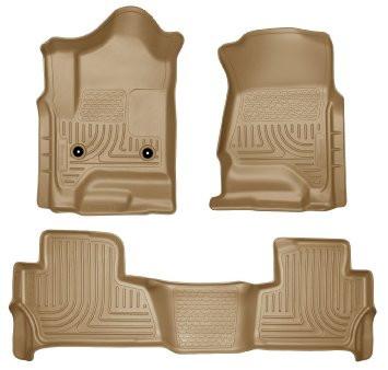 2015 Chevy/GMC Tahoe/Yukon WeatherBeater Combo Tan Floor Liners by Husky Liners (99203)