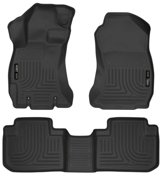 Husky Liners WeatherBeater Front & 2nd Seat Floor Liners 2014-2018 Forester