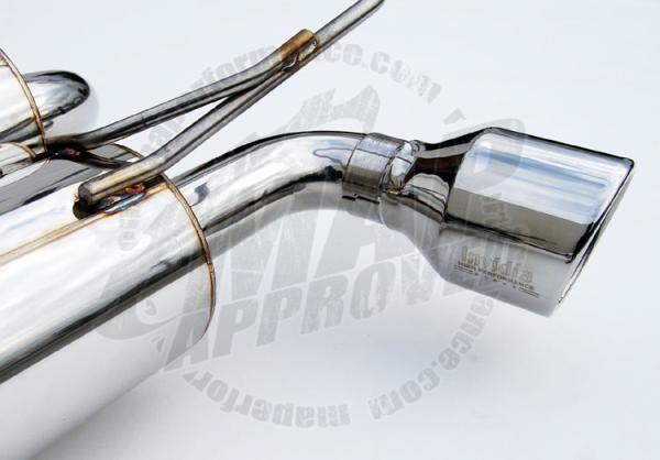 GEMINI ROLLED STAINLESS STEEL TIPS CAT-BACK (INFINITI 09-13 FX35/37 2WD/AWD) HS09IFXGIS