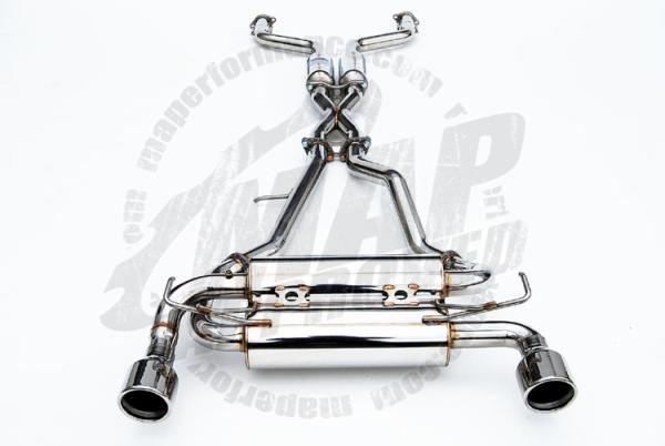 GEMINI ROLLED STAINLESS STEEL TIPS CAT-BACK (INFINITI 09-13 FX35/37 2WD/AWD) HS09IFXGIS