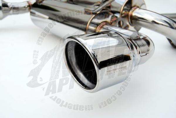 GEMINI ROLLED STAINLESS STEEL TIPS CAT-BACK (INFINITI 09-13 FX35/37 2WD/AWD) HS09IFXGIS