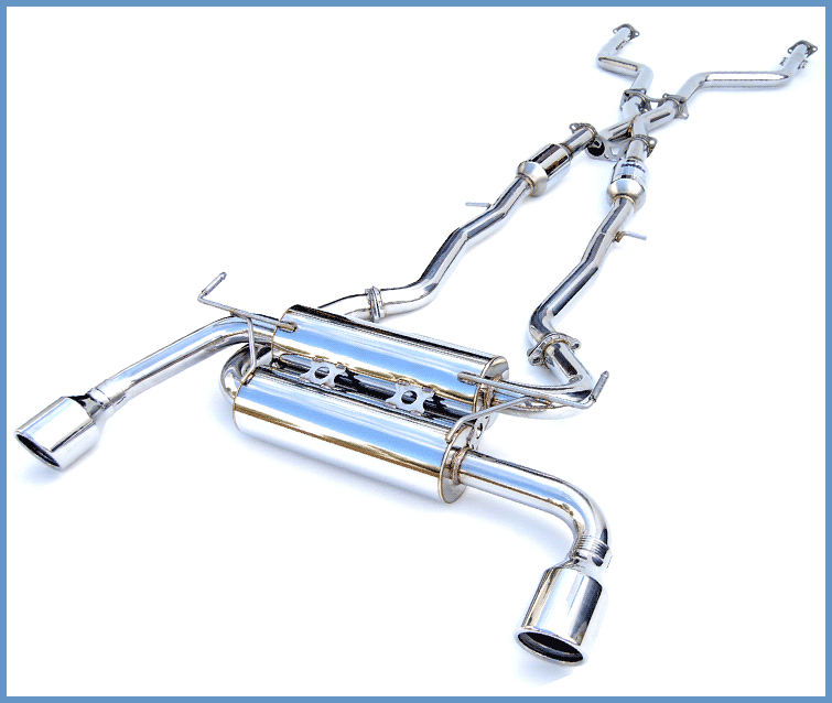 Invidia Gemini Cat-Back Exhaust | 2014-2024 Infiniti Q50 (HS14IQ5GID)
