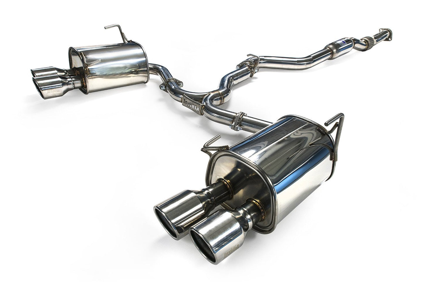 Invidia Q300 Rolled Polished 4 tip Catback Exhaust | 2015-2021 Subaru WRX / STI (HS15STIG3S)