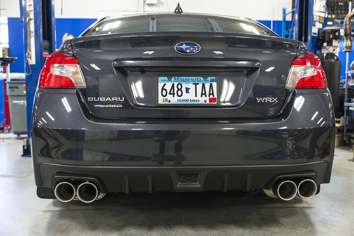 Invidia Q300 Rolled Polished 4 tip Catback Exhaust | 2015-2021 Subaru WRX / STI (HS15STIG3S)